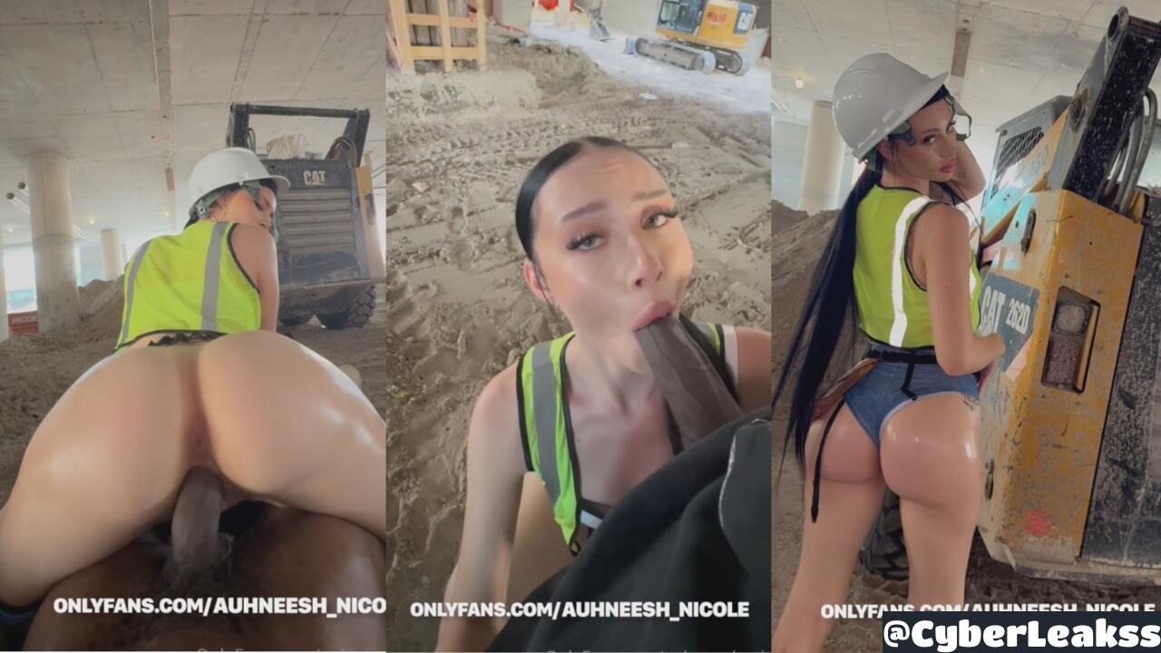 auhneesh nicole construction sex tape video leaked