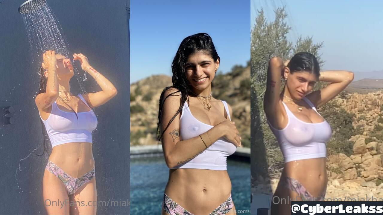 Mia Khalifa $100 Boobs See Through Video Leaked