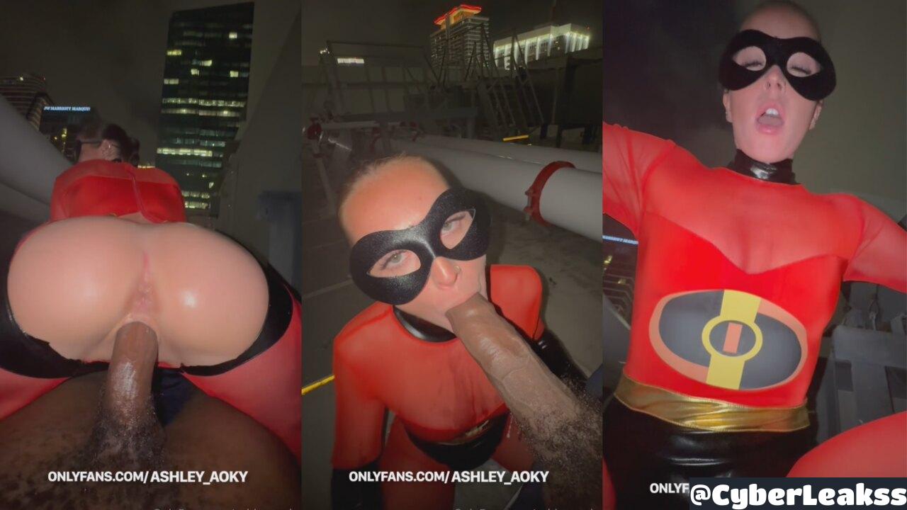 ashley aoky elastigirl sex tape video leaked