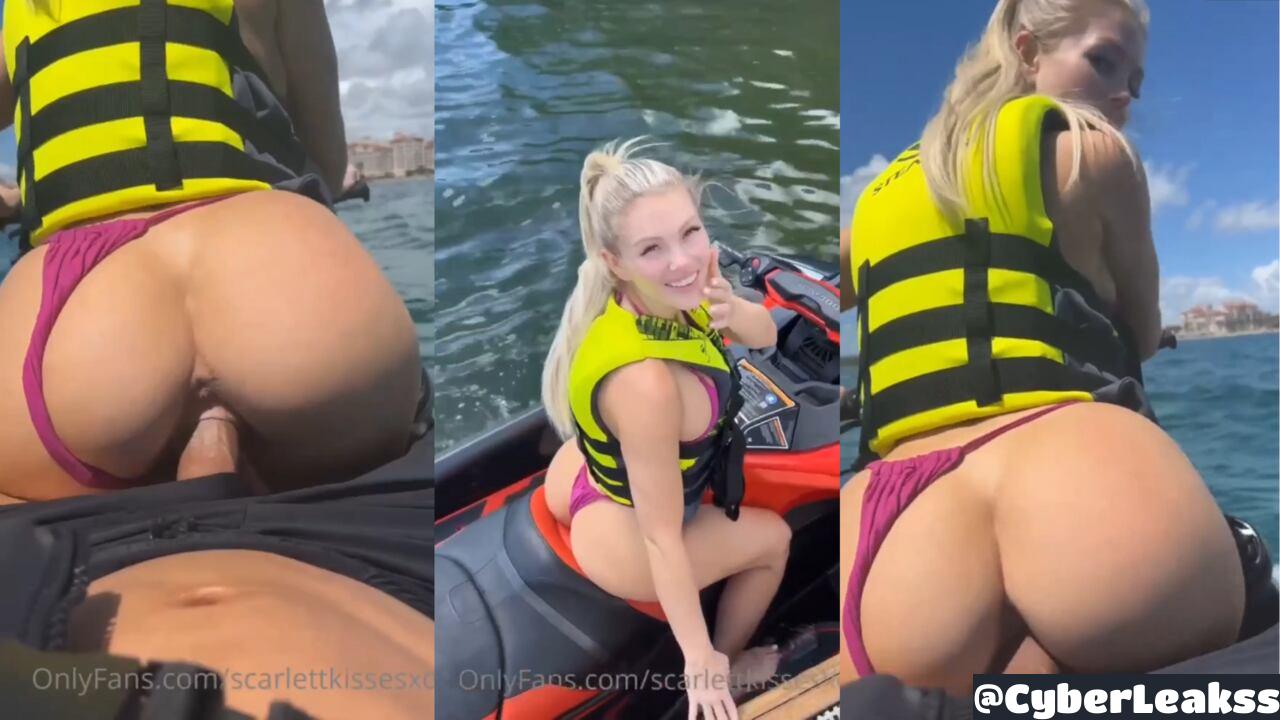 ScarlettKissesXO Jet Skiing Sextape Video Leaked